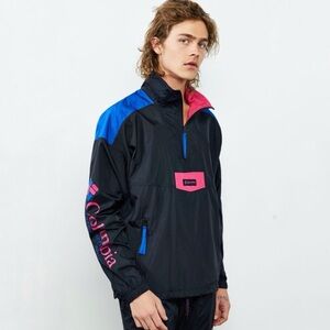 COLUMBIA Mens Santa Ana Anorak Nylon Windbreaker Jacket